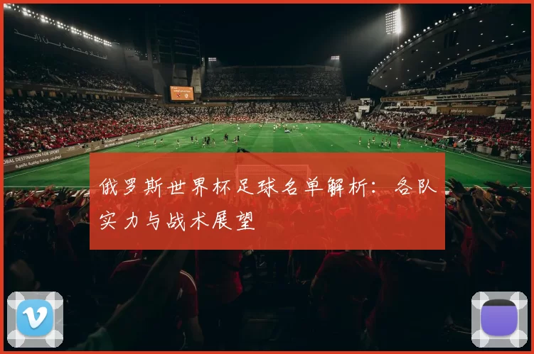 俄罗斯世界杯足球名单解析：各队实力与战术展望