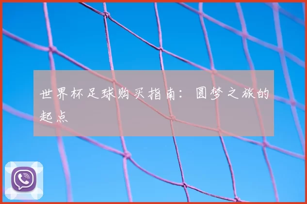 世界杯足球购买指南：圆梦之旅的起点