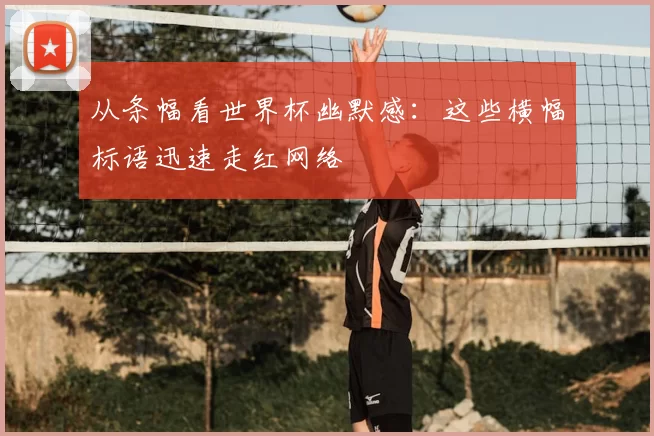 从条幅看世界杯幽默感:这些横幅标语迅速走红网络